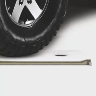 Schedpol Brodzik kompozytowy Stabilsound Plus® Corrina 80x130x5 cm, prostokątny z odpływem na dłuższym boku 3.0244