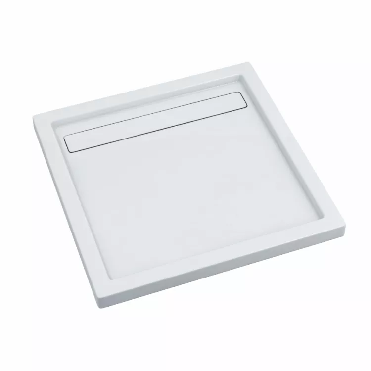 Schedpol Brodzik kompozytowy Stabilsound Plus® Camparo 100x100x6,5 cm, kwadratowy 3.082