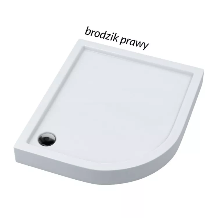 Schedpol Brodzik akrylowy zintegrowany z nośnikiem Stabilsound Plus® oraz obudową akrylową przeciągniętą do podłogi Competia 100