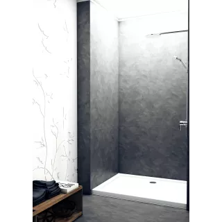 Schedpol Brodzik akrylowy Caspar 90x120x5 cm, prostokątny z odpływem na dłuższym boku 3.267