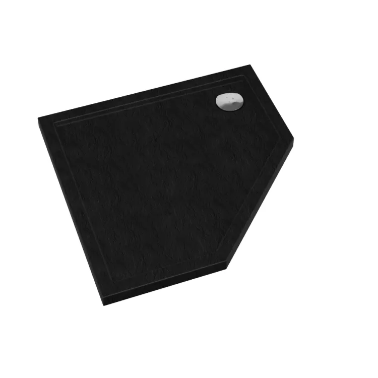 Schedpol Brodzik akrylowy Caspar New Black Stone 90x90x5 cm, pięciokątny 3.2398/C/ST Schedpol Brodzik akrylowy Caspar New Black Stone 90x90x5 cm, pięciokątny 3.2398/C/ST