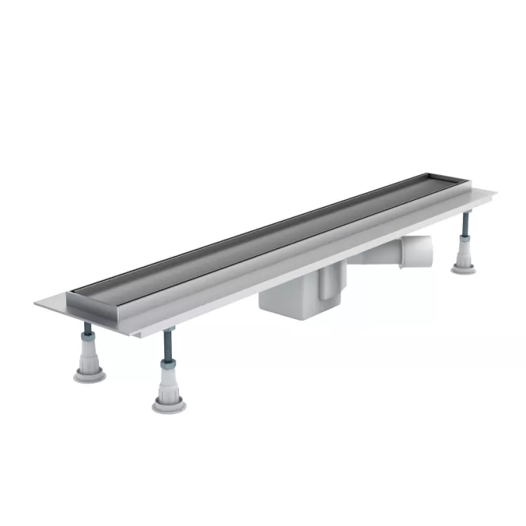 Schedpol Odpływ liniowy Base 70x8x9,5 cm z maskownicą Steel OLSL70/ST