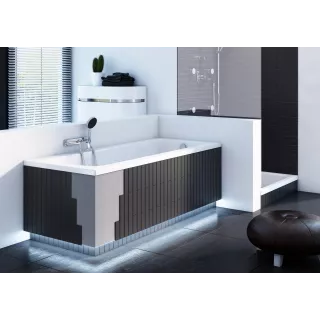 Schedpol Nośnik Stabilsound Plus® z podcięciem na stopy / LED do wanien prostokątnych 140-170x75 cm 1.029-LED