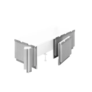 Schedpol Wanna Verra 2.0 SET Obudowa LED 180x80x57 cm 3.573/OULED/S