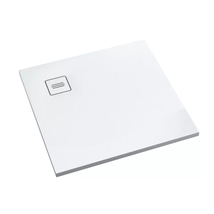 Schedline Brodzik kompozytowy Stabilsound Plus® Protos Smooth White 100x100x3,5 cm, kwadratowy 3SP.P1K-100100-M1 Schedline Brodzik kompozytowy Stabilsound Plus® Protos Smooth White 100x100x3,5 cm, kwadratowy 3SP.P1K-100100-M1