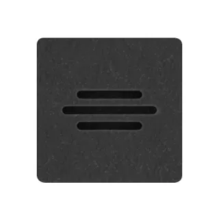 Schedline Brodzik kompozytowy Stabilsound Plus® Protos Black Stone 80x140x3,5 cm, prostokątny 3SP.P1P-80140/C/ST-M1/C/ST