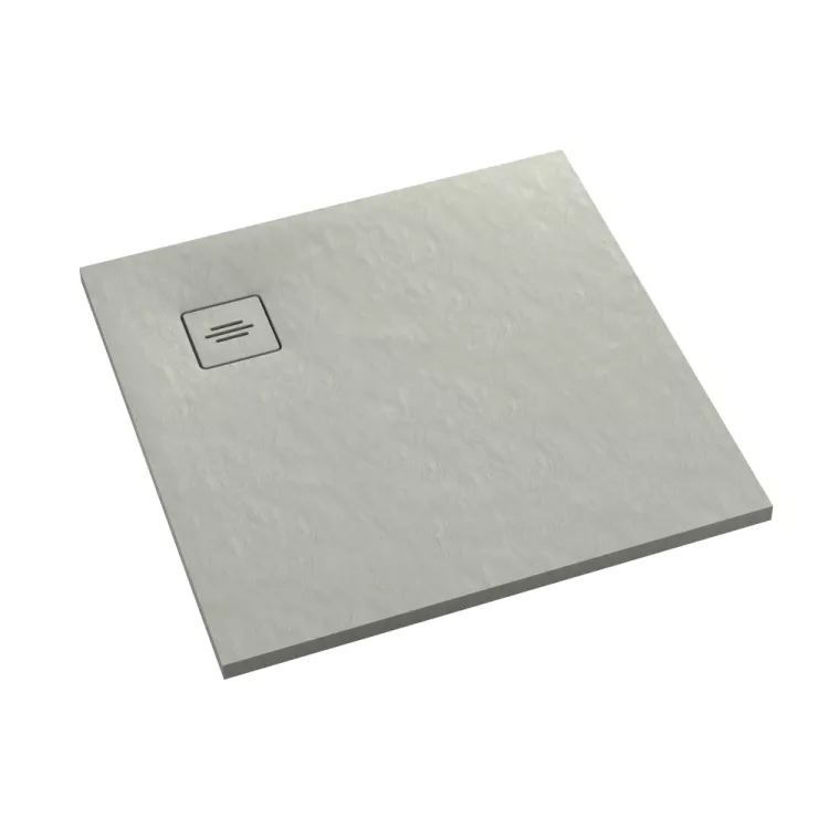 Schedline Brodzik kompozytowy Stabilsound Plus® Protos Cement Stone 90x90x3,5 cm, kwadratowy 3SP.P1K-9090/CT/ST-M1/CT/ST Schedline Brodzik kompozytowy Stabilsound Plus® Protos Cement Stone 90x90x3,5 cm, kwadratowy 3SP.P1K-9090/CT/ST-M1/CT/ST