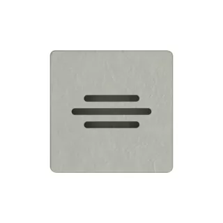 Schedline Brodzik kompozytowy Stabilsound Plus® Protos Cement Stone 100x100x3,5 cm, kwadratowy 3SP.P1K-100100/CT/ST-M1/CT/ST