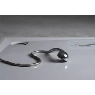 Schedline Brodzik kompozytowy Stabilsound Plus® Protos Cement Stone 100x100x3,5 cm, kwadratowy 3SP.P1K-100100/CT/ST-M1/CT/ST