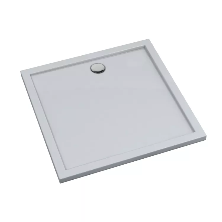 Schedline Brodzik kompozytowy Stabilsound Plus® Estima 90x90xx4,5 cm, kwadratowy 3SP.E1K-9090