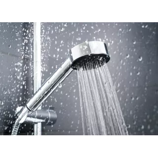 Schedline Brodzik kompozytowy Stabilsound Plus® Estima 80x160x5 cm, prostokątny z odpływem w narożniku 3SP.E2P-80160