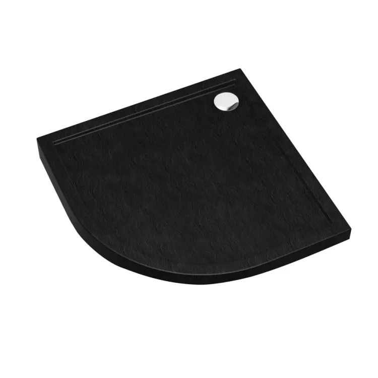 Schedline Brodzik akrylowy Sharper Black Stone 80x80x4,5 cm R55, półokrągły 3S.S1O-8080/C/ST Schedline Brodzik akrylowy Sharper Black Stone 80x80x4,5 cm R55, półokrągły 3S.S1O-8080/C/ST
