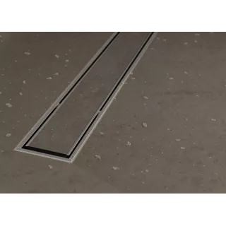 Schedline Brodzik podpytkowy Stabilsound Plus® 130+50x90x5/12,5 cm, prostokątny z maskownicą Slight-Plate 10ST.1S1-90180