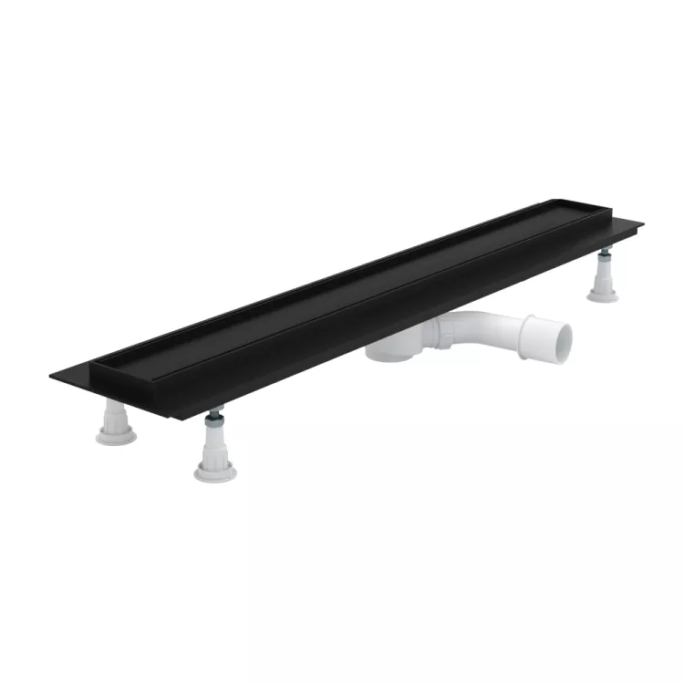 Schedline Odpływ liniowy Regular Line Black 90x8x8 cm z maskownicą Plate-Black SOLPLC-90080 Schedline Odpływ liniowy Regular Line Black 90x8x8 cm z maskownicą Plate-Black SOLPLC-90080