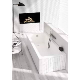 Schedline wanna akrylowa Stabilsound Plus® Fair 170x75x57 cm, prostokątna ze stelażem 3WSP.F1P-17075