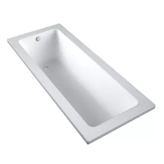 Schedline wanna akrylowa Standard Plus Praia 170x75x57 cm, prostokątna ze stelażem 3WST.P1P-17075