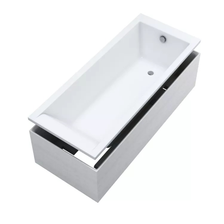 Schedline wanna akrylowa Standard Plus Maio SET 140x70x57 cm, prostokątna z nośnikiem 3WST.MS2P-14070 Schedline wanna akrylowa Standard Plus Maio SET 140x70x57 cm, prostokątna z nośnikiem 3WST.MS2P-14070
