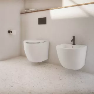 Omnires OTTAWA bidet wiszący, 49 x 37 cm, biały połysk OTTAWABIBP