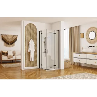Rea KABINA HUGO BLACK 100x100 REA-K6602