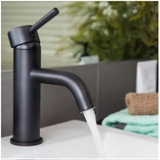 Rea BATERIA UMYWALKOWA LUNGO CZARNA NISKA REA-B4102