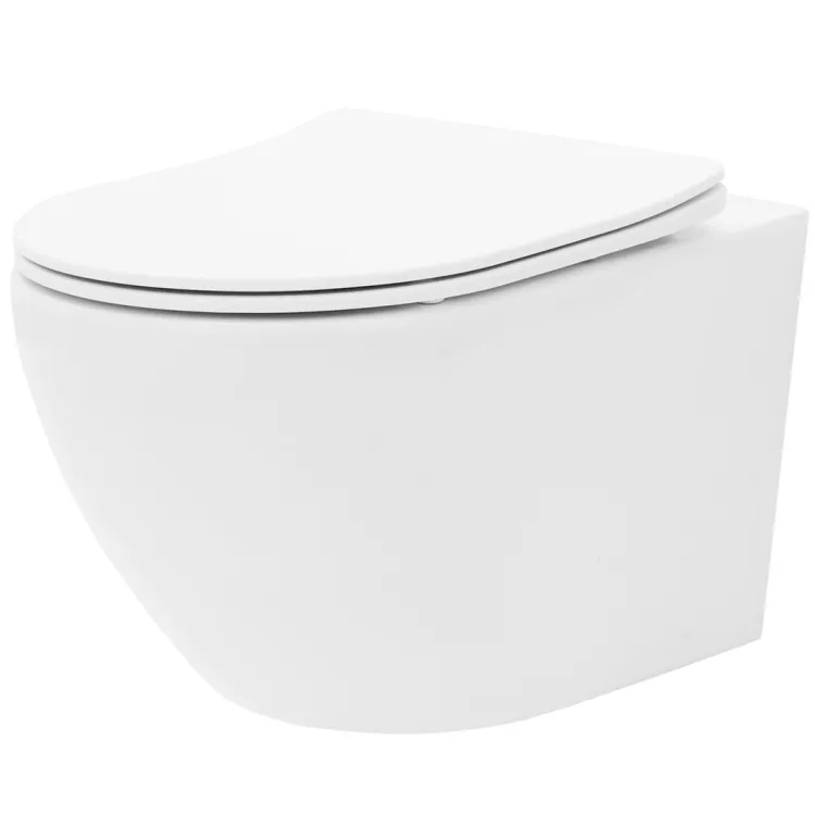 Rea WC - CARLO MINI RIMLESS FLAT REA-C2760 Rea WC - CARLO MINI RIMLESS FLAT REA-C2760