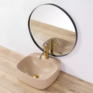 Rea UMYWALKA LUIZA 42 BEIGE MATT - NABLATOWA REA-U9607
