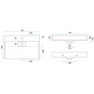 Rea UMYWALKA KONGLOMERATOWA GOYA 70 REA-U8902