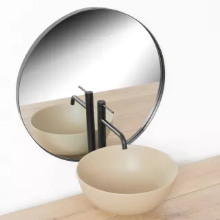 Rea BATERIA UMYWALKOWA LUGANO CZARNA WYSOKA REA-B5001