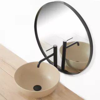 Rea BATERIA UMYWALKOWA LUGANO CZARNA WYSOKA REA-B5001