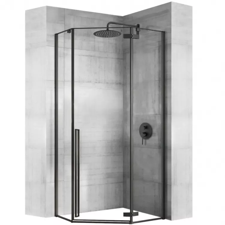 Rea KABINA DIAMOND BLACK 90x90 REA-K5622 Rea KABINA DIAMOND BLACK 90x90 REA-K5622