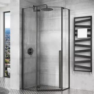Rea KABINA DIAMOND BLACK 90x90 REA-K5622