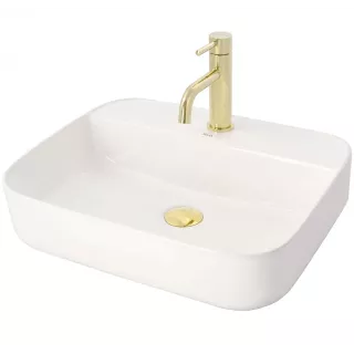 Rea BATERIA UMYWALKOWA LUNGO ZŁOTA NISKA REA-B4520