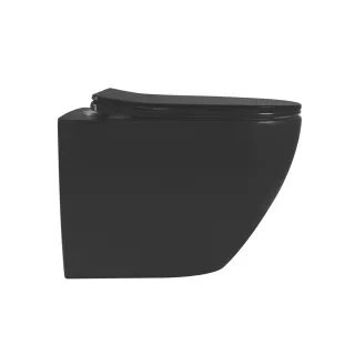 Rea WC - CARLO MINI RIMLESS BLACK MATT REA-C8489
