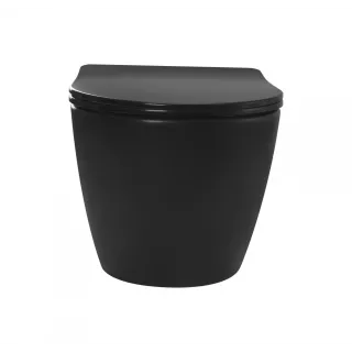 Rea WC - CARLO MINI RIMLESS BLACK MATT REA-C8489