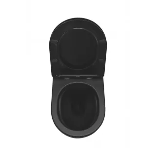 Rea WC - CARLO MINI RIMLESS BLACK MATT REA-C8489