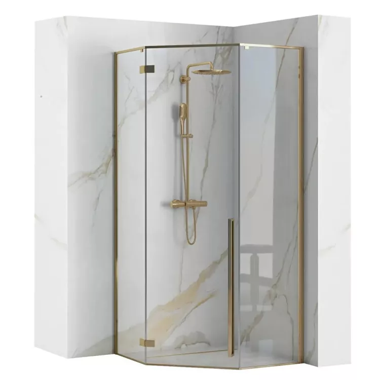 Rea KABINA DIAMOND GOLD 90x90 REA-K4904 Rea KABINA DIAMOND GOLD 90x90 REA-K4904