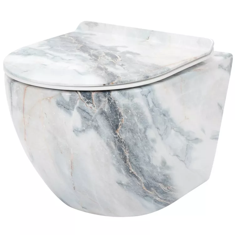 Rea WC - CARLOS RIMLESS GRANIT SHINY REA-C8002