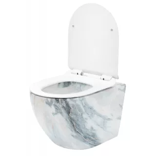 Rea WC - CARLOS RIMLESS GRANIT SHINY REA-C8002