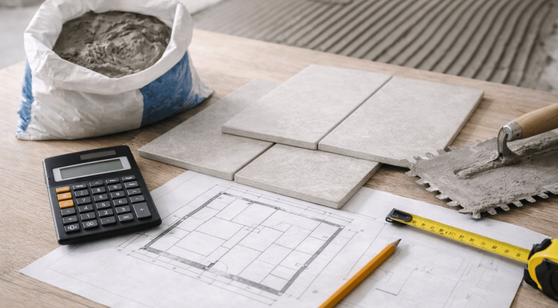 Jak obliczyć ile kleju potrzeba do położenia płytek?